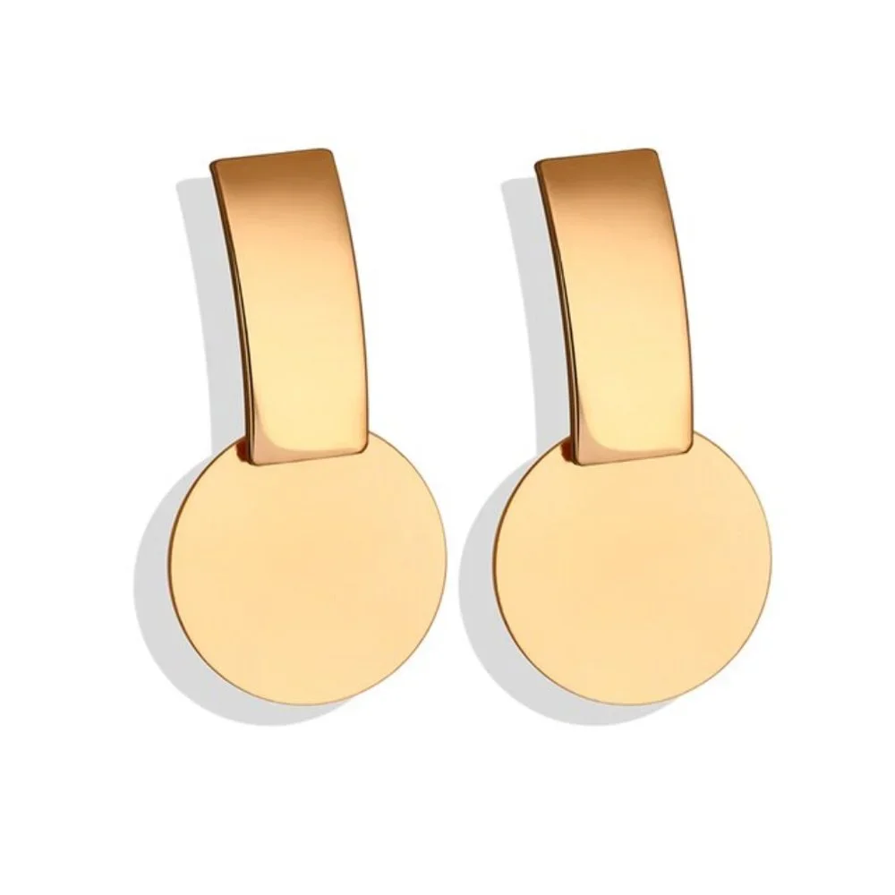 Earrings Women Circle Bohemian Hoop Drop Cute Trendy Jewelry Elegant - Picture 4 of 6